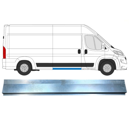 Réparation bas de caisse intérieur pour Opel Movano 2021-2026 / Gauche = Droite (symétrique) 16474