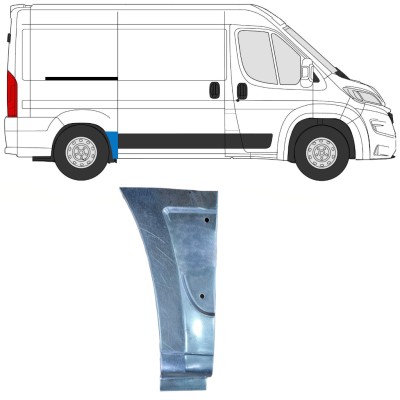 Panneau de réparation arc d'aile arrière pour Opel Movano 2021-2026 / Droite 16497