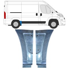 Panneau de réparation arc d'aile arrière pour Opel Movano 2021-2026 / Gauche+Droit 16499
