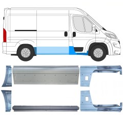 Ensemble de panneaux de réparation pour Opel Movano 2021-2026 / Gauche+Droit 16535