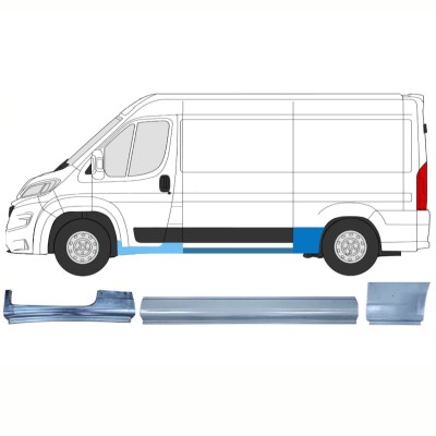 Ensemble de panneaux de réparation pour Opel Movano 2021-2026 / Gauche / 16527