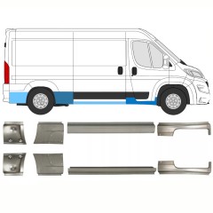 Ensemble de panneaux de réparation pour Opel Movano 2021-2026 / Gauche+Droit 16425