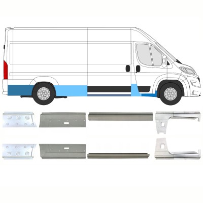 Ensemble de panneaux de réparation pour Opel Movano 2021-2026 / Gauche+Droit / 16446