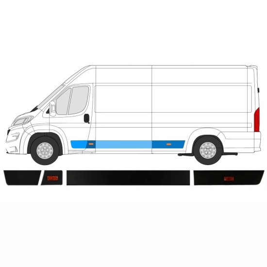 Ensemble de moulures pour Opel Movano 2021-2026 / Gauche / 14425