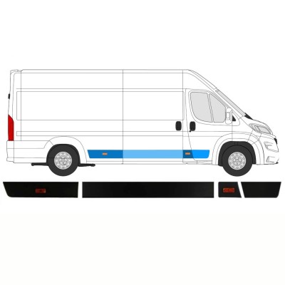 Ensemble de moulures pour Opel Movano 2021-2026 / Droite / 14422