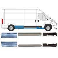 Ensemble de panneaux de réparation pour Opel Movano 2021-2026 / Gauche+Droit 16464