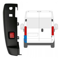 Pare-chocs arrière à 180 degrés pour Opel Movano 2021-2026 / Gauche 16037