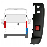 Pare-chocs arrière à 180 degrés pour Opel Movano 2021-2026 / Droite 16036