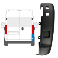 Pare-chocs arrière à 180 degrés pour Opel Movano 2021-2026 / Droite 15799