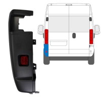 Pare-chocs arrière à 270 degrés pour Opel Movano 2021-2026 / Gauche 15798