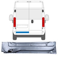 Panneau de réparation de porte arrière pour Opel Movano 2021-2026 / Gauche 16505