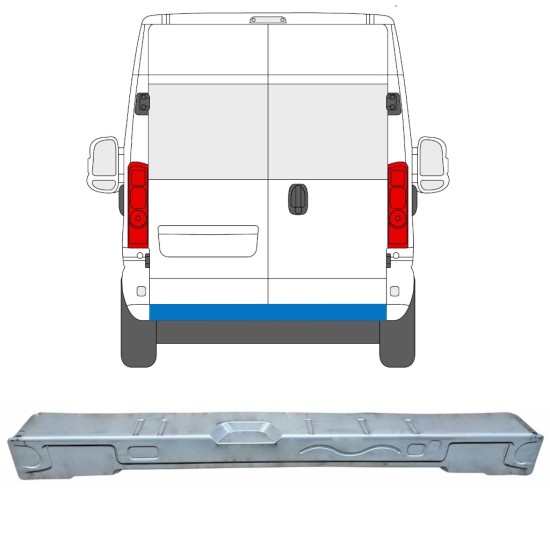 Panneau de réparation du panneau arrière pour Opel Movano 2021-2026 16872