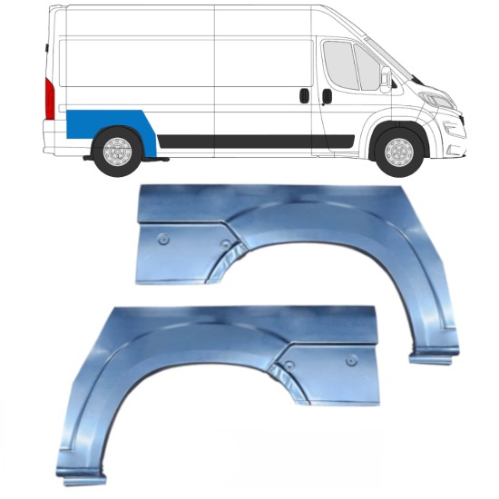 Panneau de réparation arc d'aile arrière pour Opel Movano 2021-2026 / Gauche+Droit 16440