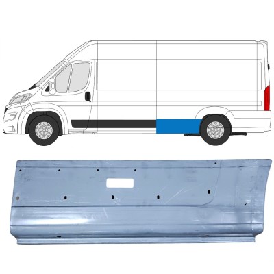 Panneau de réparation arc d'aile arrière pour Opel Movano 2021-2026 / Gauche 16496