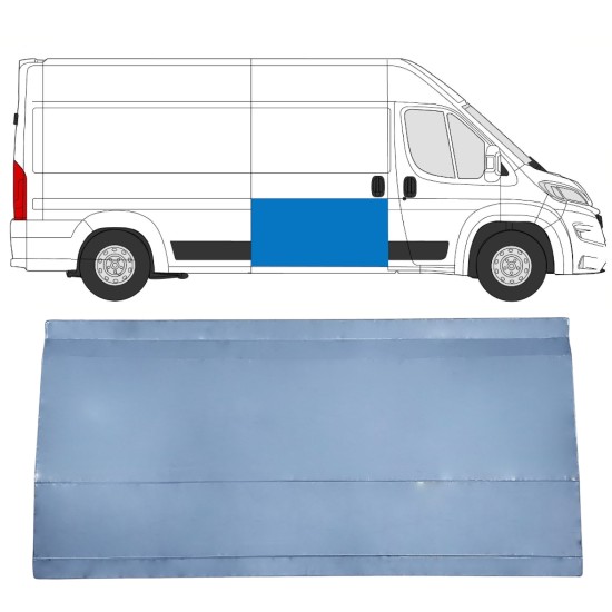 Panneau de réparation pour porte coulissante