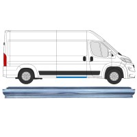 Réparation bas de caisse de sur porte latérale pour Opel Movano 2021-2026 / Gauche = Droite (symétrique) 16462