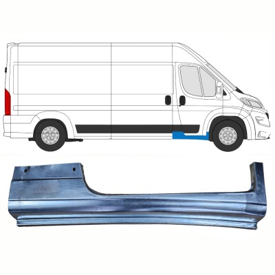 Réparation bas de caisse de porte avant pour Opel Movano 2021-2026 / Droite 16419