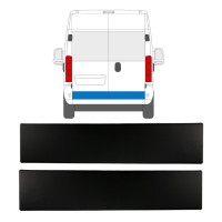 Moulure latérale de porte arrière pour Opel Movano 2021-2026 / Gauche+Droit / Ensemble 15791