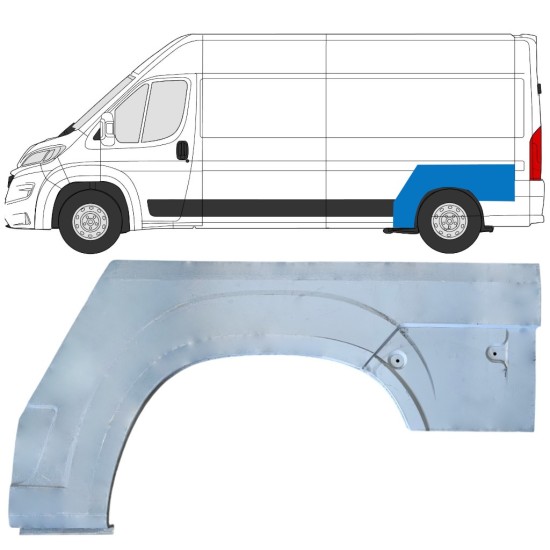 Panneau de réparation arc d'aile arrière pour Opel Movano 2021-2026 / Gauche 16952