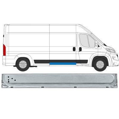 Panneau de réparation pour porte coulissante intérieur pour Opel Movano 2021-2026 / Droite 17045