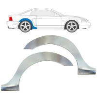 Panneau de réparation arc d'aile arrière pour Ford Mustang 1999-2004 Grand / Gauche+Droit / Ensemble 16841