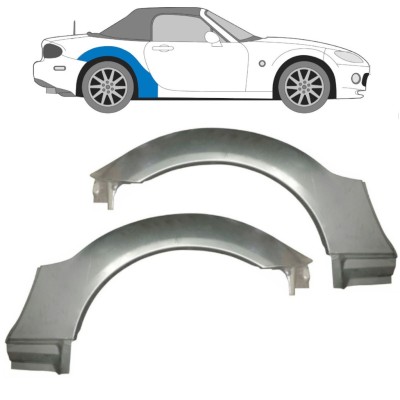Panneau de réparation arc d'aile arrière pour Mazda MX-5 2005-2015 / Gauche+Droit / Ensemble 16145