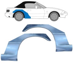 Panneau de réparation arc d'aile arrière pour Mazda MX-5 1989-1998 / Gauche+Droit / Ensemble 9609