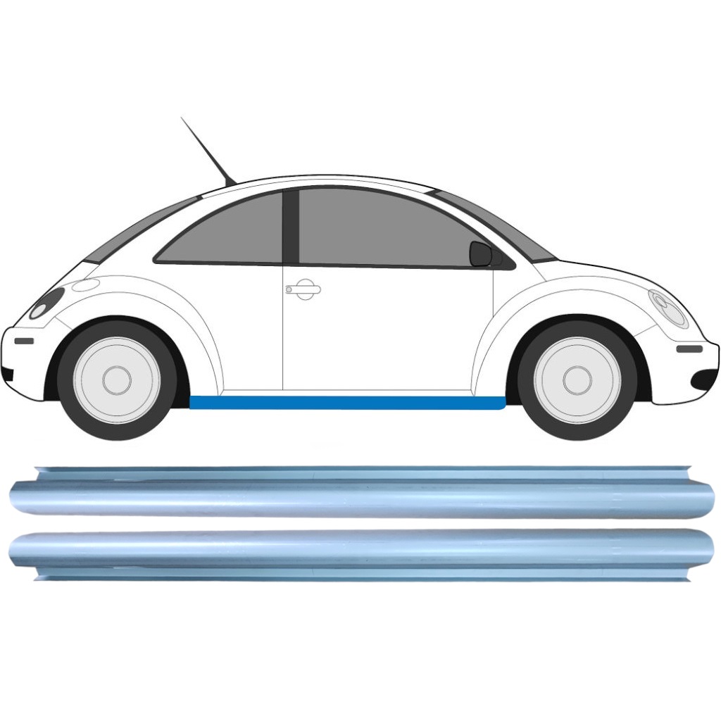 Réparation Bas De Caisse Pour Volkswagen New Beetle 1998-2005 / Gauche+Droit / Ensemble 9181