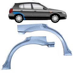 Panneau de réparation arc d'aile arrière pour Nissan Almera N16 1999-2007 / Gauche+Droit / Ensemble 9630