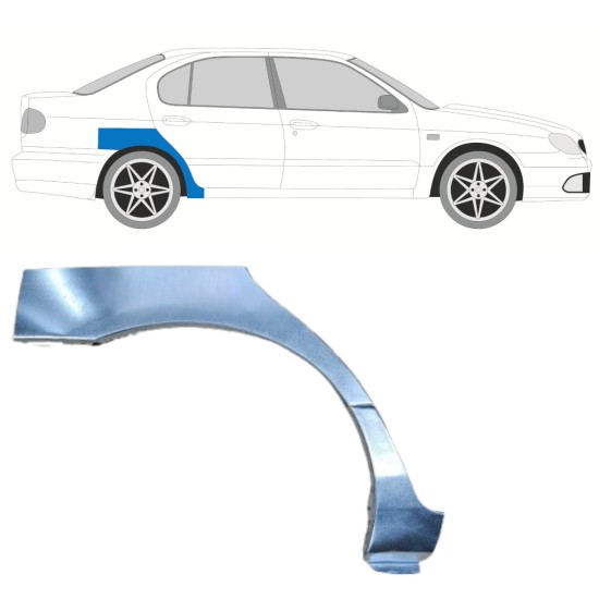 Panneau de réparation arc d'aile arrière pour Nissan Primera P11 1996-2001 / Droite 6842
