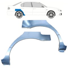 Panneau de réparation arc d'aile arrière pour Nissan Primera P11 1996-2001 / Gauche+Droit / Ensemble 10632