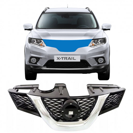 Grille de calandre pour Nissan X-TRAIL 2014-2017 7491 Grille de calandre pour Nissan X-TRAIL 2014-2017 7491