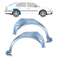 Panneau de réparation arc d'aile arrière pour Skoda Octavia I 1996-2010 / Gauche+Droit / Ensemble 9461