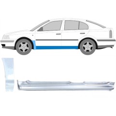 Panneau de réparation du seuil + panneau de réparation de l'aile avant pour Skoda Octavia I 1996-2010 / Gauche / Ensemble 11174