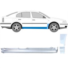 Panneau de réparation du seuil + panneau de réparation de l'aile avant pour Skoda Octavia I 1996-2010 / Droite / Ensemble 11173