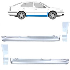 Panneau de réparation du seuil + panneau de réparation de l'aile avant pour Skoda Octavia I 1996-2010 / Ensemble 11175