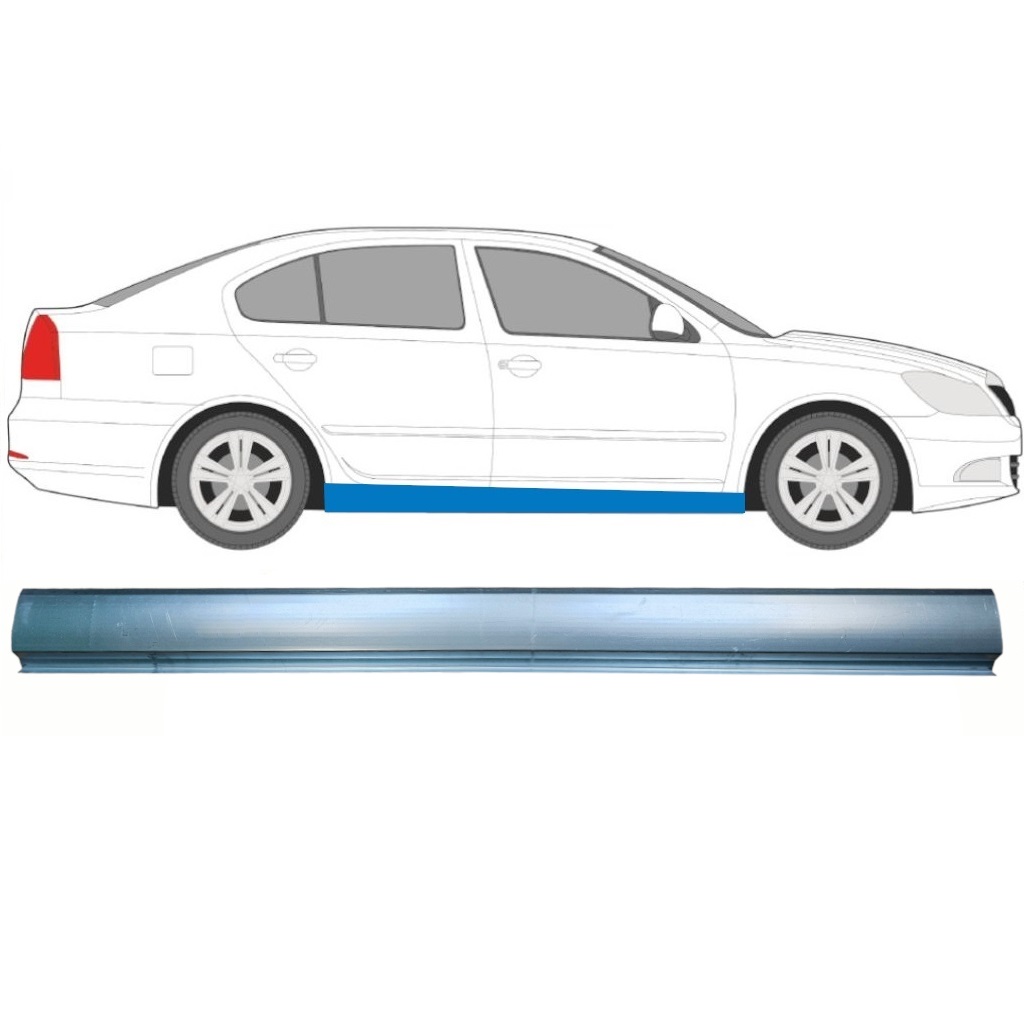 Réparation Bas De Caisse Pour Skoda Octavia 2004-2013 / Gauche = Droite (Symétrique) 8591