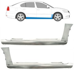 Panneau de réparation du seuil + panneau de réparation de l'aile avant pour Skoda Octavia II 2004-2013 / Ensemble 11178