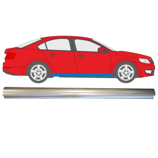 Réparation bas de caisse inférieure pour Skoda Octavia III 2013-2020 / Droite 14825 Réparation bas de caisse inférieure pour Skoda Octavia III 2013-2020 / Droite 14825