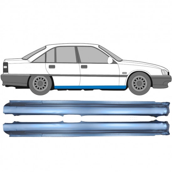 Réparation bas de caisse pour Opel Omega A 1986-1993 / Gauche+Droit / Ensemble 9782