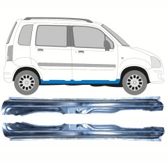 Panneau de réparation du seuil pour Opel Agila 2001-2008 / Gauche+Droit / Ensemble 10324