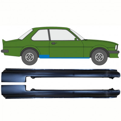 Réparation bas de caisse pour Opel Ascona B 1975-1981 / Ensemble 11074