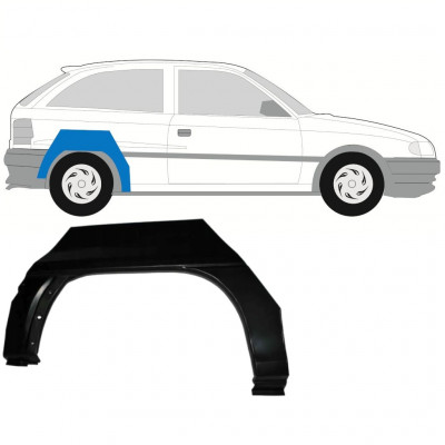 Panneau de réparation arc d'aile arrière pour Opel Astra 1991-2002 / Droite 7257