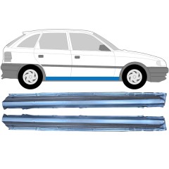 Panneau de réparation du seuil pour Opel Astra F 1991-2002 / Gauche+Droit / Ensemble 9447