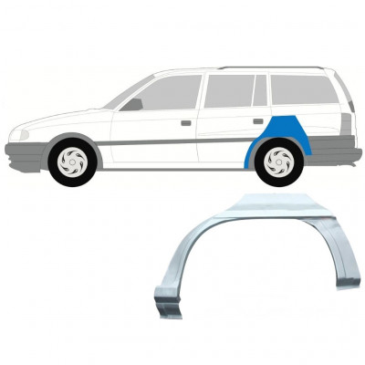 Panneau de réparation arc d'aile arrière pour Opel Astra 1991-2002 / Gauche / COMBI 7260