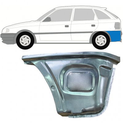Panneau de réparation coin pour Opel Astra 1991-2002 / Gauche 11102
