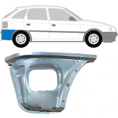 Panneau de réparation coin pour Opel Astra 1991-2002 / Droite 11101