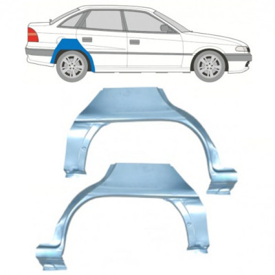 Panneau de réparation arc d'aile arrière pour Opel Astra 1991-2002 / Gauche+Droit / SEDAN / Ensemble 10406