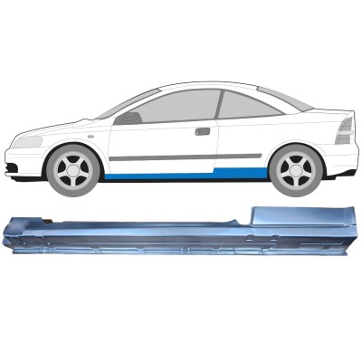 Panneau de réparation du seuil pour Opel Astra G 1998-2009 / Gauche / COUPE 15963