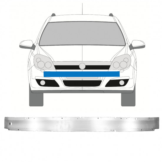 OPEL ASTRA H 2003-2014 PARE-CHOCS AVANT BARRE DE RENFORT DE LA TRAVERSE